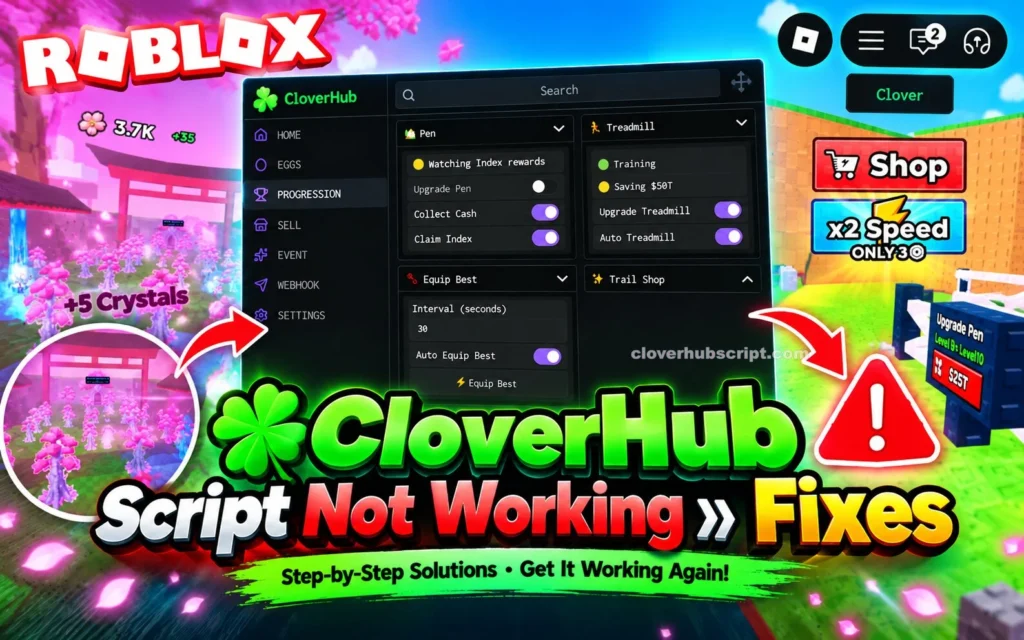CloverHub Script Not Working