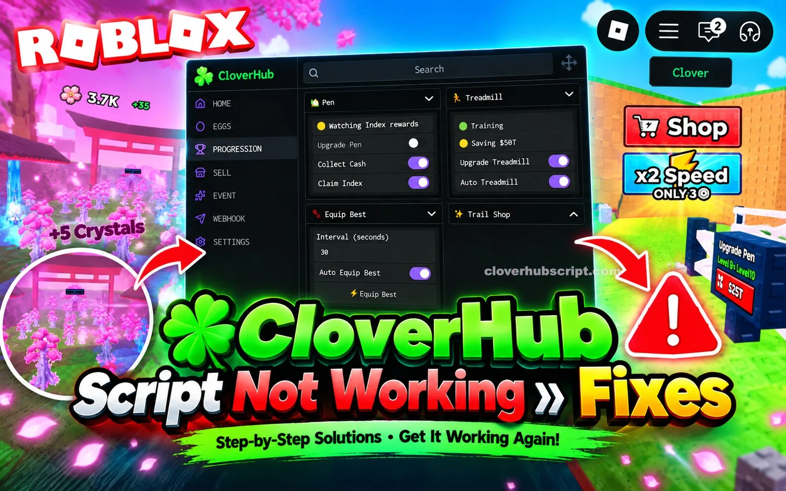 CloverHub Script Not Working