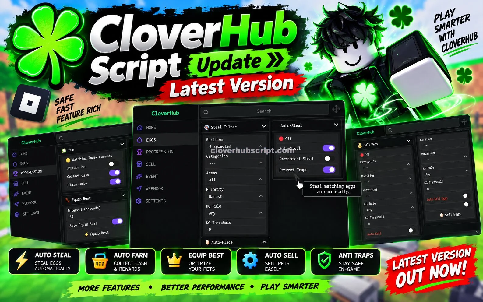 CloverHub Script Update