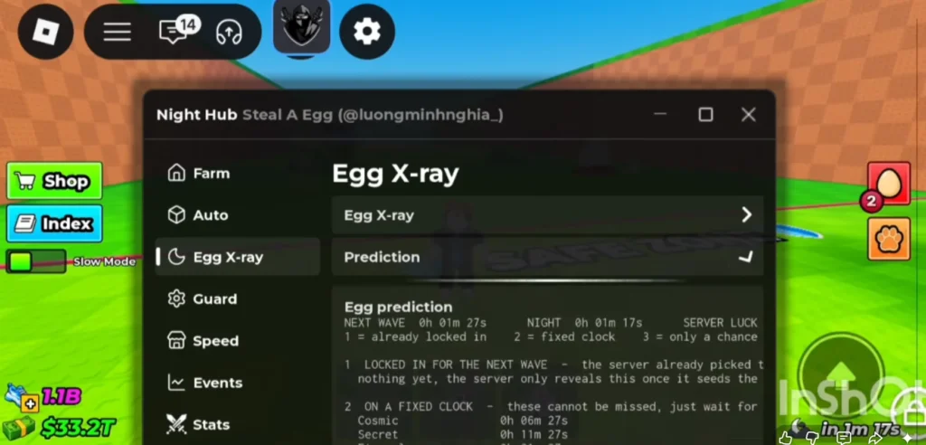 Night Hub Script Steal An Egg